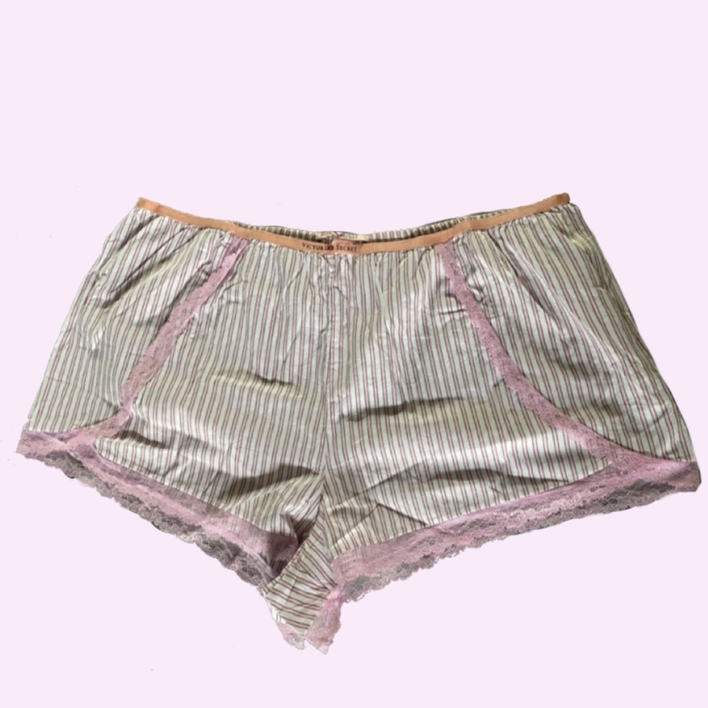 Victoria’s Secret Pink Striped Pajama Shorts